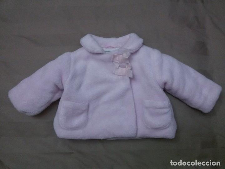 Segunda mano: ABRIGO ROSA BEB&Eacute;-MARCA DULCES-3-6 MESES - Foto 6