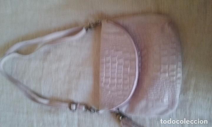 Segunda mano: Bolso de piel rosa palido - Foto 3