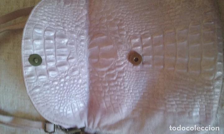 Segunda mano: Bolso de piel rosa palido - Foto 4