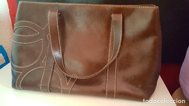 Auténtico bolso en piel ¡¡ purificacion garcia - Vendido en Subasta -  90340516