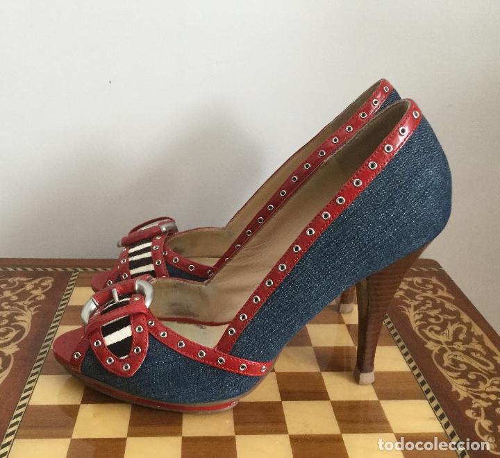 Segunda mano: ZAPATOS DE TAC&Oacute;N VAQUEROS GUESS TALLA 40 - Foto 7
