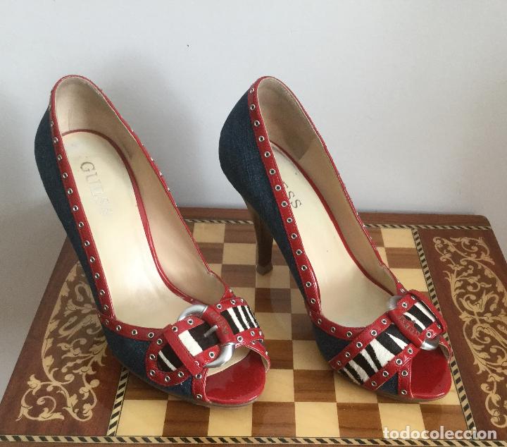 Segunda mano: ZAPATOS DE TAC&Oacute;N VAQUEROS GUESS TALLA 40 - Foto 8