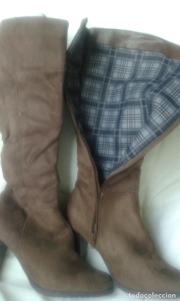 preciosas botas piel de ante marrones n39 , cañ - Acheter Vêtement et  accessoires d'occasion dans todocoleccion - 105274315