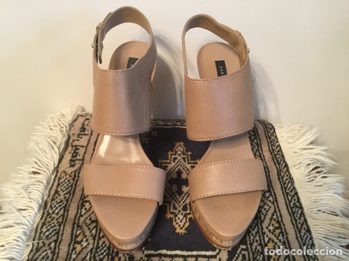 sandalias madera y piel beig de zara woman - Comprar ropa y complementos de segunda  mano en todocoleccion - 106747228