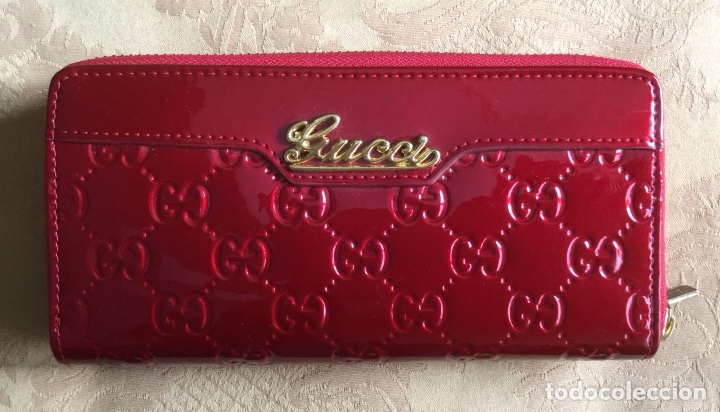 Segunda mano: CARTERA MONEDERO CHAROL GRANATE - Foto 10