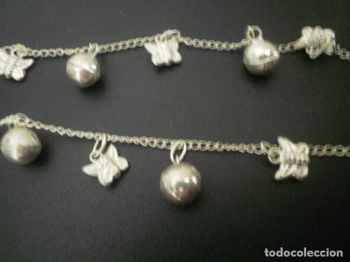 Segunda mano: Tobillera de plata. - Foto 2