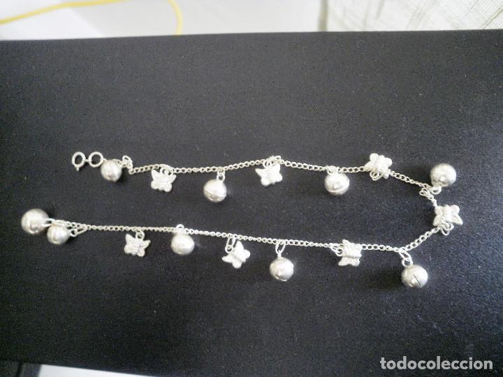 Segunda mano: Tobillera de plata. - Foto 3