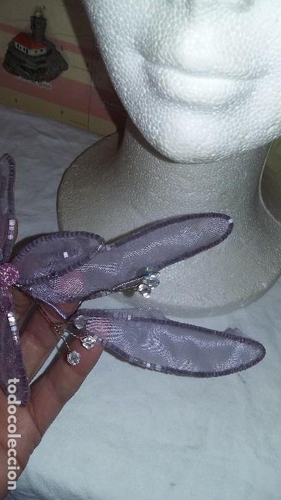 Segunda mano: Precioso tocado de seda y cristal - Foto 5