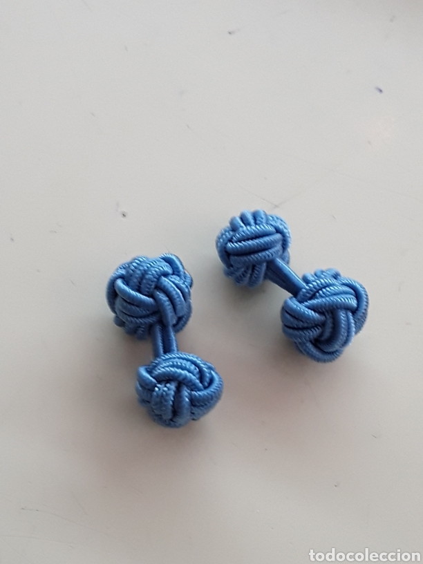 Segunda mano: Gemelos color azul bolas - Foto 1