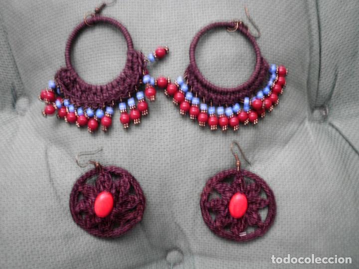 Segunda mano: Lote de dos pares de pendientes. - Foto 1
