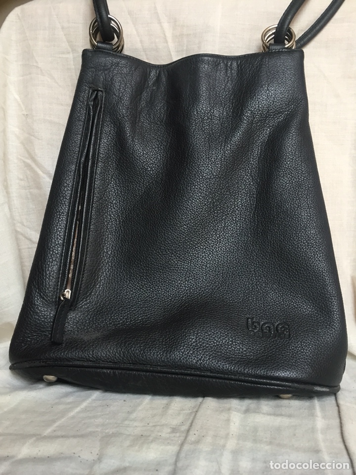 Segunda mano: Bolso cuero negro Bachiller - Foto 1