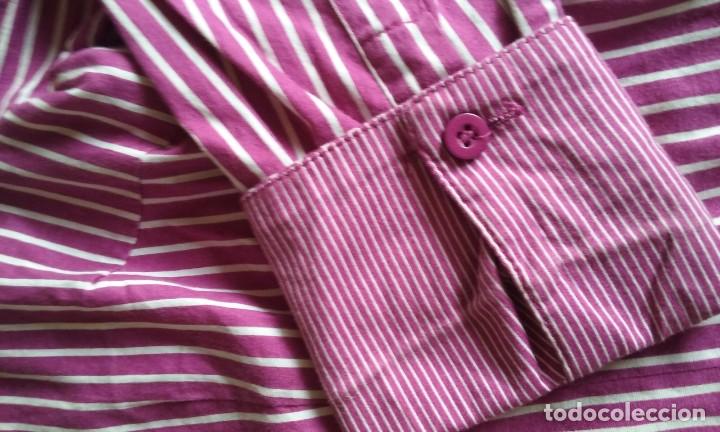 Segunda mano: blusa a rayas blanca y granate - Foto 2