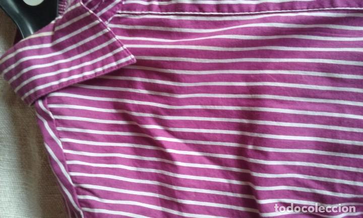 Segunda mano: blusa a rayas blanca y granate - Foto 4