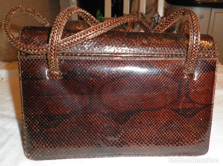 Segunda mano: bolso piel de serpiente interior de piel - Foto 2