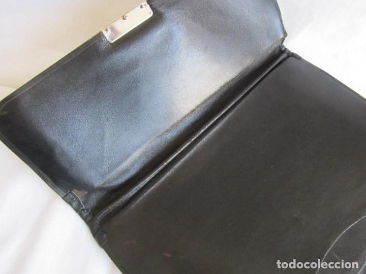 Segunda mano: Cartera para documentos en cuero negro - Foto 11