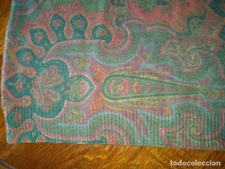 Segunda mano: Jersey mujer estampado en tonos verde y rosa - Foto 2