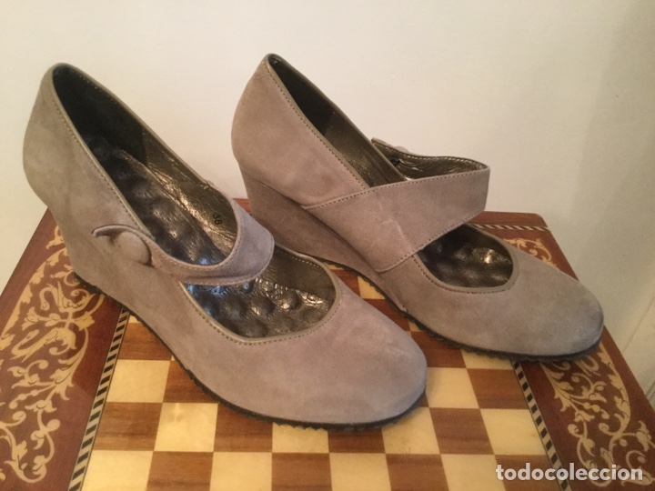 Segunda mano: ZAPATOS C&Oacute;MODOS CU&Ntilde;A ANTE BEIG NUM 38 - Foto 5