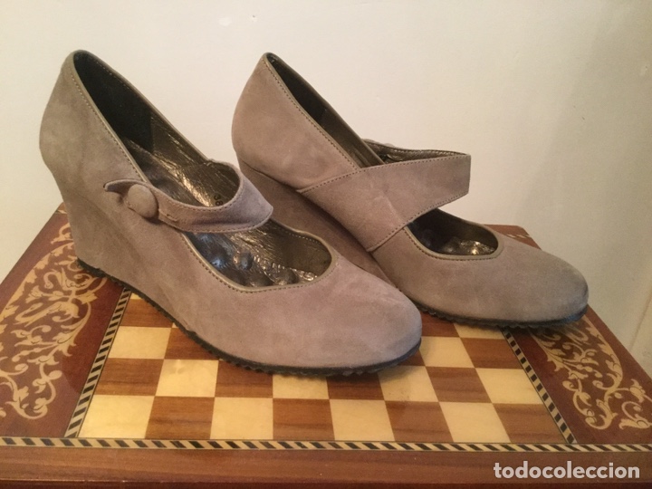 Segunda mano: ZAPATOS C&Oacute;MODOS CU&Ntilde;A ANTE BEIG NUM 38 - Foto 7