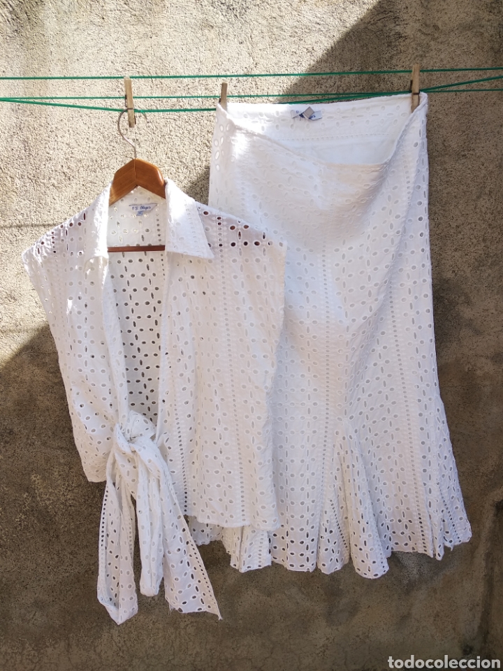 Segunda mano: Conjunto bordado, sin estrenar - Foto 1