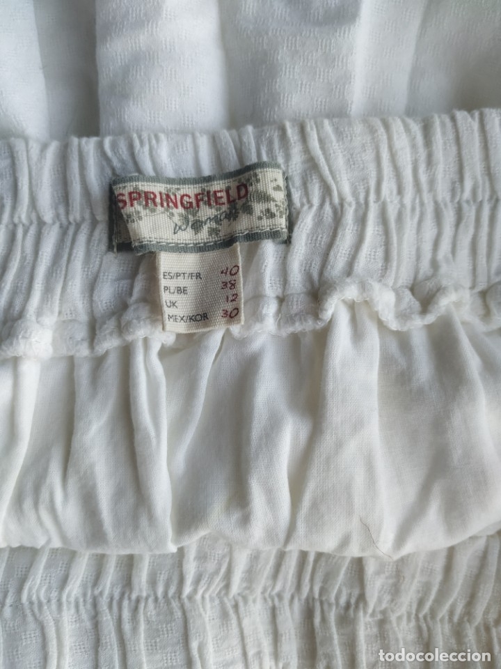 Segunda mano: Falda blanca Springfield. Talla 40 - Foto 4