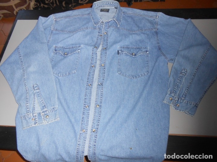 Segunda mano: CAMISA   SPRINGFIELD  Jeans- Talla XL - Foto 2