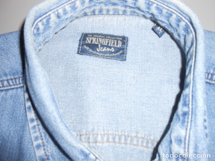 Segunda mano: CAMISA   SPRINGFIELD  Jeans- Talla XL - Foto 3