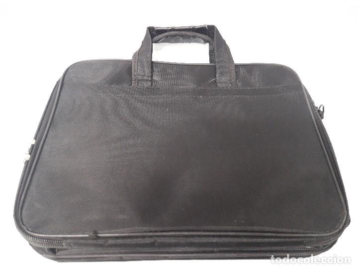maletín negro de tela para ordenador portátil - - Comprar ropa y  complementos de segunda mano en todocoleccion - 189144656