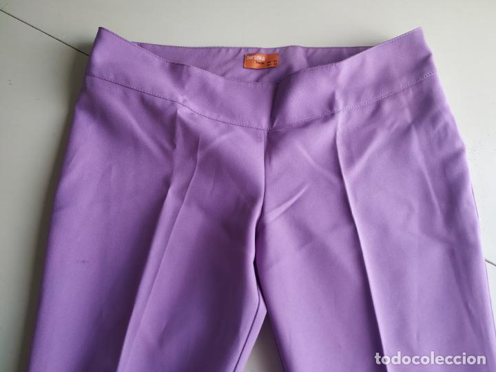pantalón morado campana. bershka. talla 40 - Comprar ropa y complementos de  segunda mano en todocoleccion - 194531885
