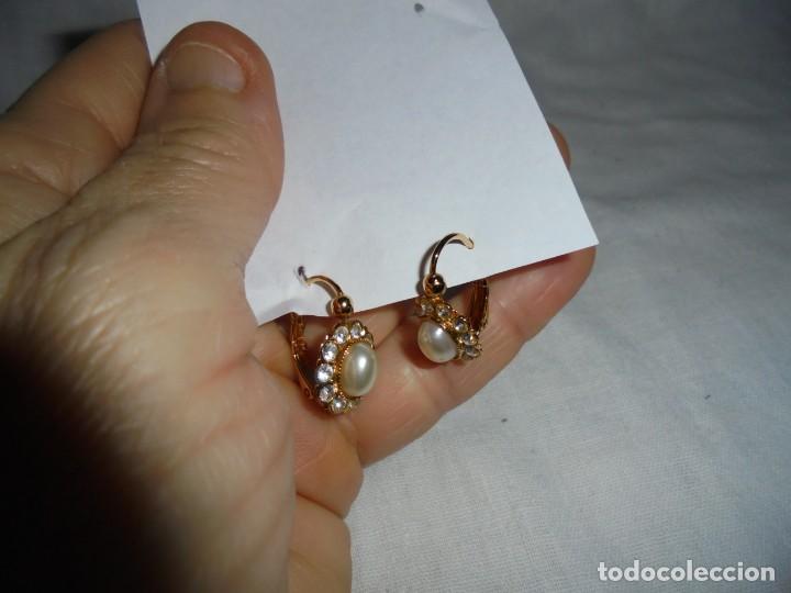 Segunda mano: BONITOS PENDIENTES METAL DORADO - Foto 4