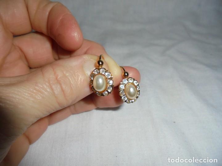 Segunda mano: BONITOS PENDIENTES METAL DORADO - Foto 5