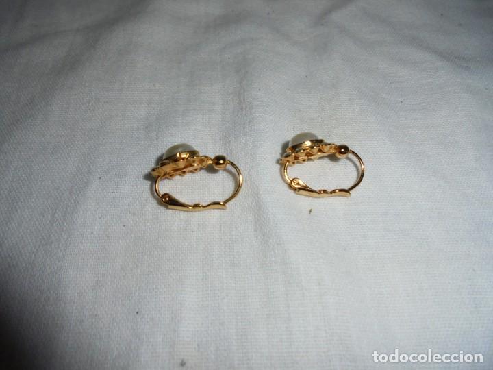Segunda mano: BONITOS PENDIENTES METAL DORADO - Foto 6