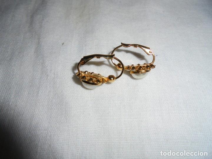 Segunda mano: BONITOS PENDIENTES METAL DORADO - Foto 8