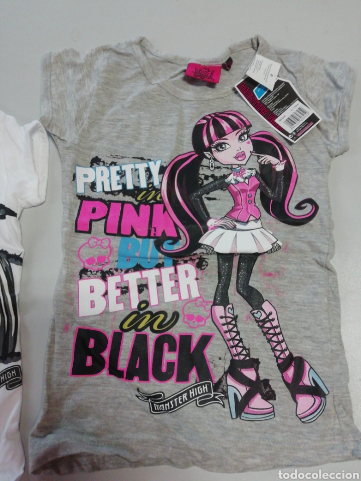 Segunda mano: Lote 2 camisetas moster high - Foto 2