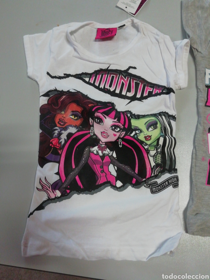 Segunda mano: Lote 2 camisetas moster high - Foto 3
