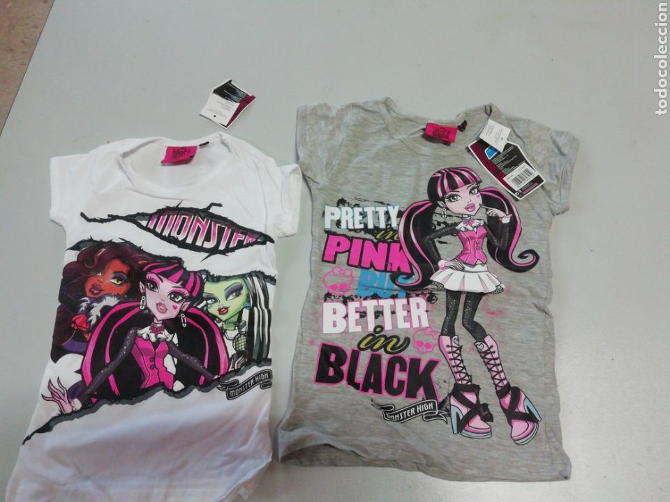 Segunda mano: Lote 2 camisetas moster high - Foto 1