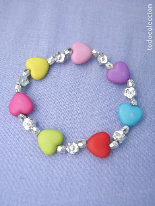 Segunda mano: Pulsera de corazones para ni&ntilde;a o mu&ntilde;eca - Foto 1