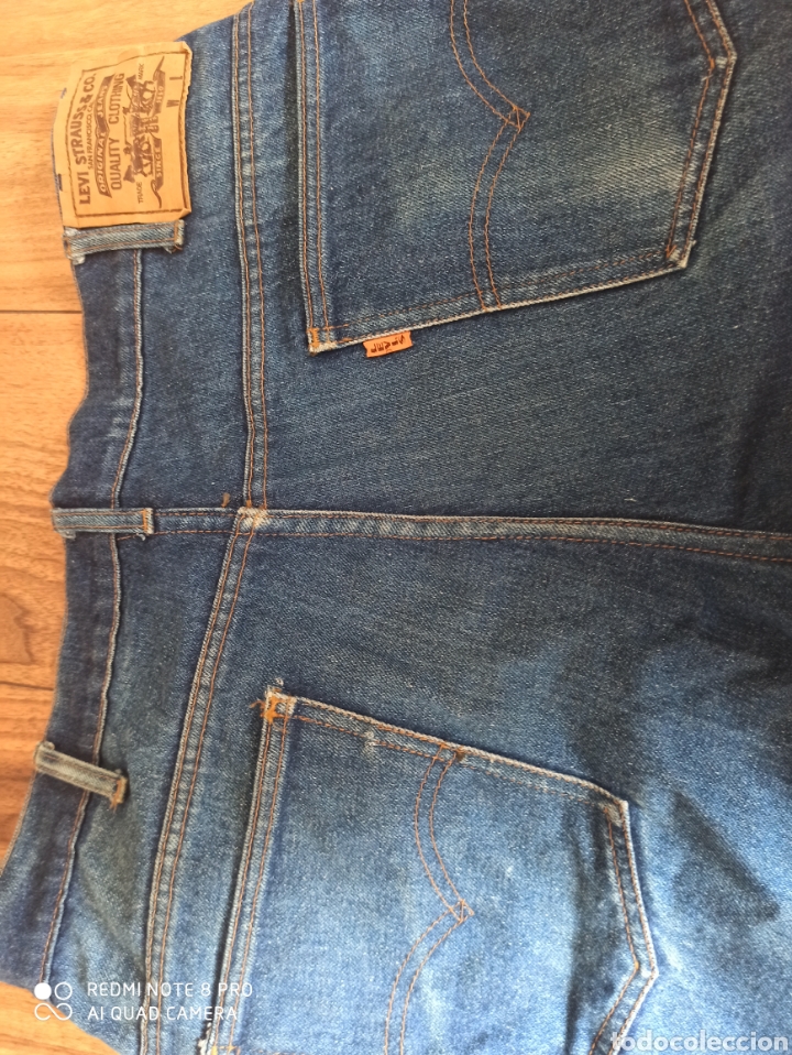 pantalones levis, etiqueta naranja, ”e” mayúscu - Comprar ropa y  complementos de segunda mano en todocoleccion - 218006787