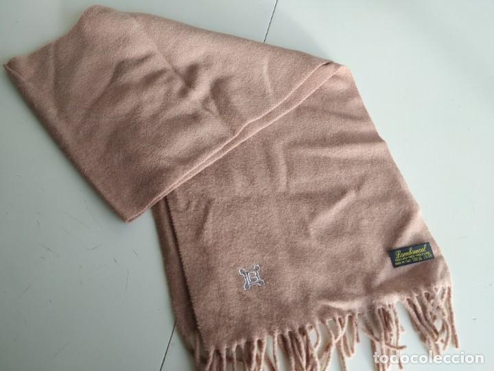 Segunda mano: Bufanda 100% lana. Camel. Ancho 31 cm. - Foto 2