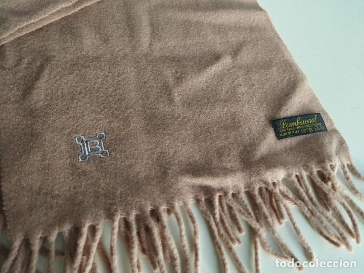 Segunda mano: Bufanda 100% lana. Camel. Ancho 31 cm. - Foto 4