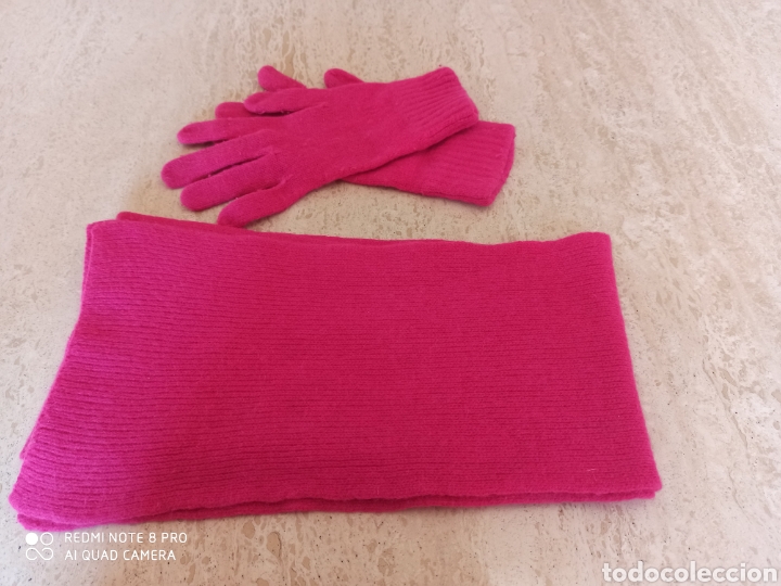 Segunda mano: Conjunto guantes y bufanda - Foto 1