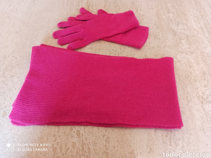 Segunda mano: Conjunto guantes y bufanda - Foto 2