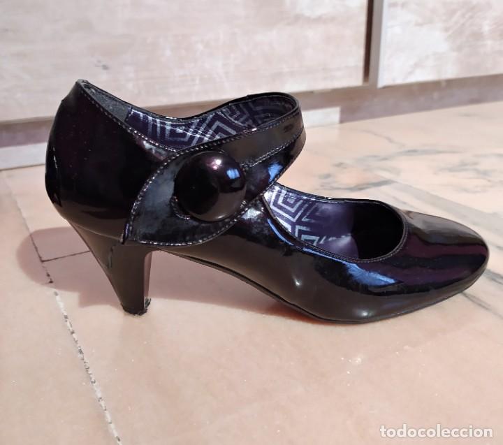 zapatos charol negro moda celebraciones Buy Second-Hand Clothing and Accessories todocoleccion -