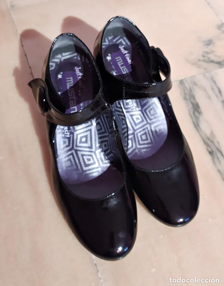 zapatos charol negro moda calzado celebraciones - Comprar ropa y  complementos de segunda mano en todocoleccion - 220523785