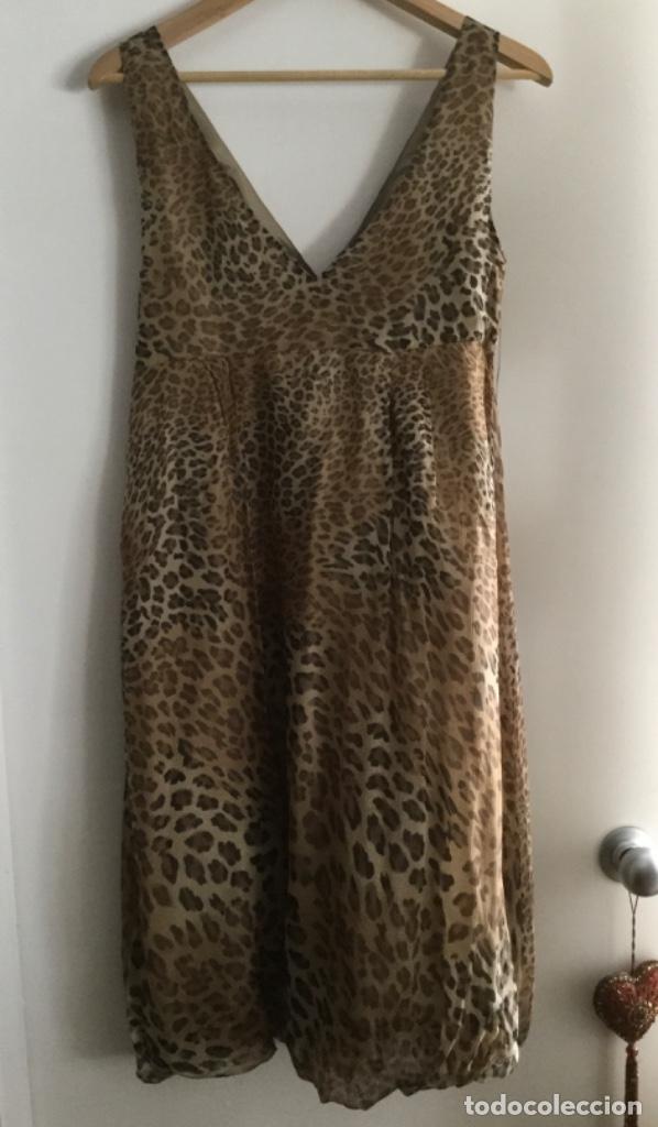 Vestido seda hot sale animal print