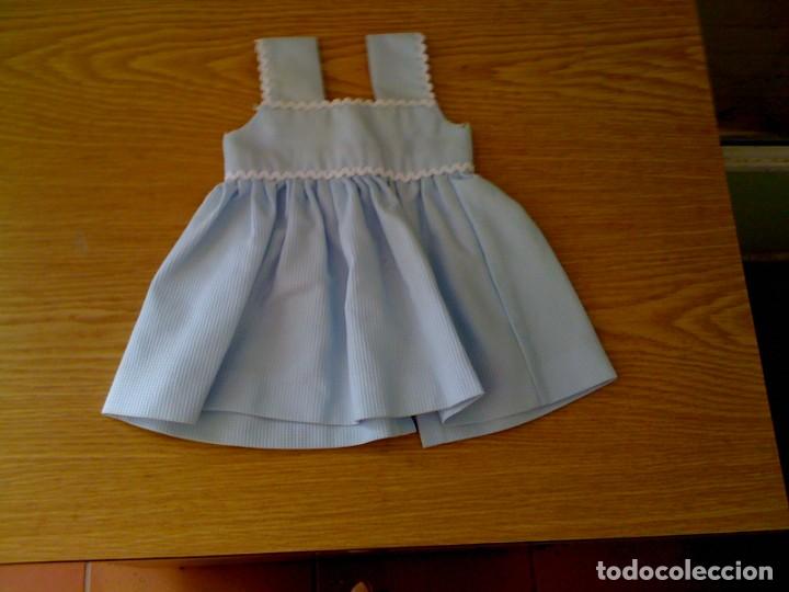 Segunda mano: VESTIDITO BEB&Eacute; PIQU&Eacute; AZUL - Foto 1