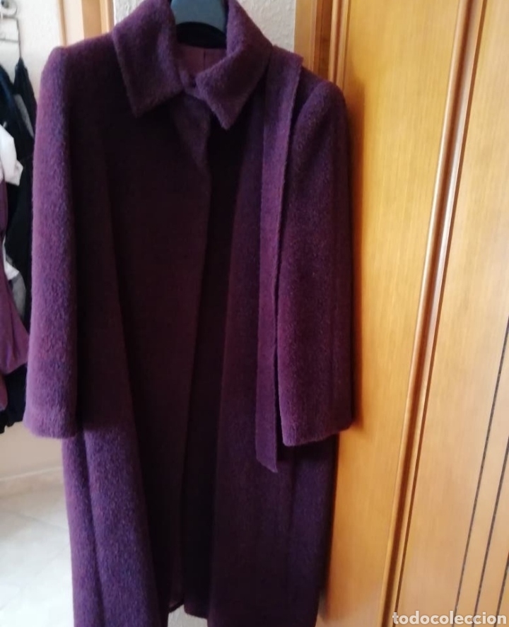 abrigo italiano de lana color berenjena mujer t - Buy Second Hand Clothing  and Accessories at todocoleccion - 222396752