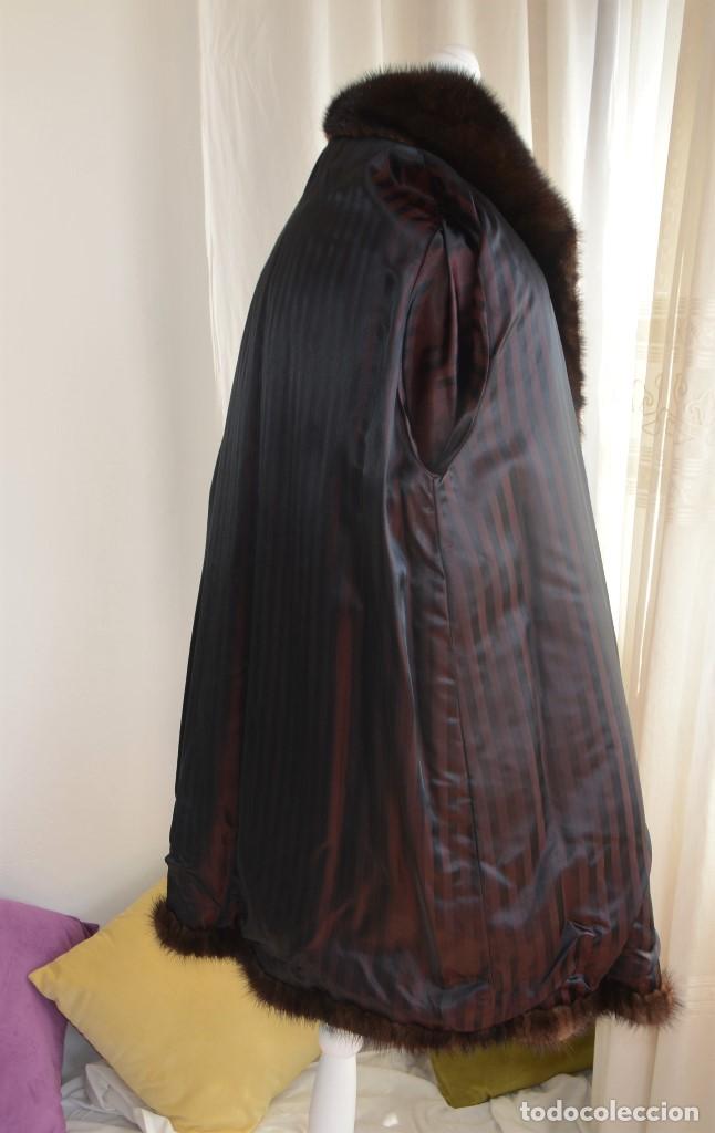 Segunda mano: ABRIGO DE PIEL DE VIS&Oacute;N, TALLA M, 40-42. - Foto 10
