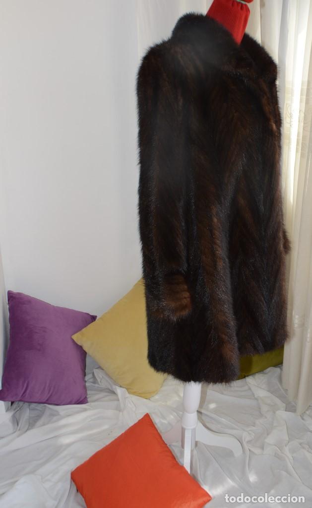 Segunda mano: ABRIGO DE PIEL DE VIS&Oacute;N, TALLA M, 40-42. - Foto 15