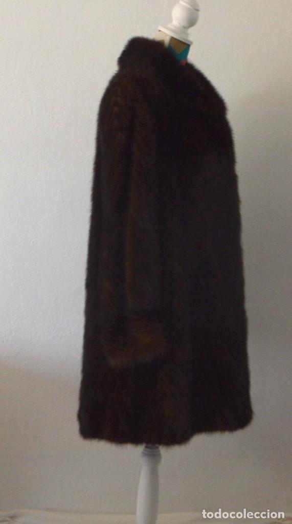 Segunda mano: ABRIGO DE PIEL DE VIS&Oacute;N, TALLA M, 40-42. - Foto 17