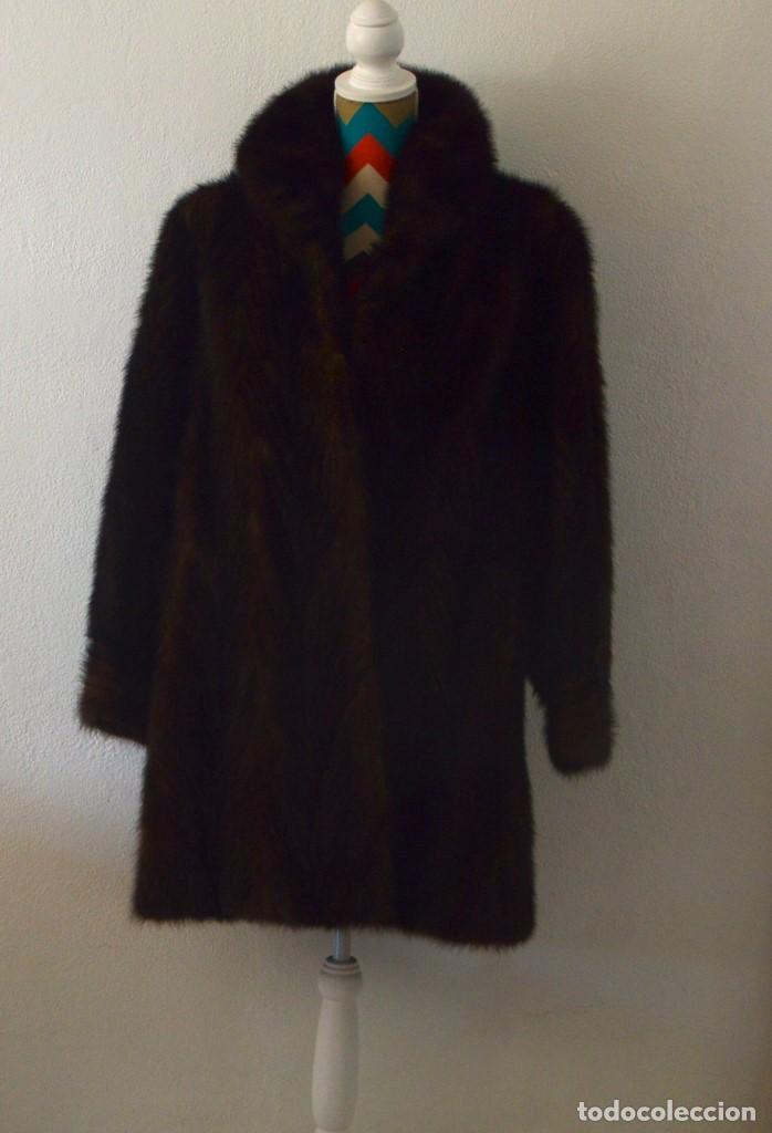Segunda mano: ABRIGO DE PIEL DE VIS&Oacute;N, TALLA M, 40-42. - Foto 20